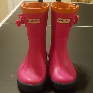 LIKE NEW HUNTER Toddler girl size 8 rain boot